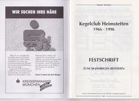 Festschrift zum 30-j&auml;hrigen Bestehen 1996 (2)